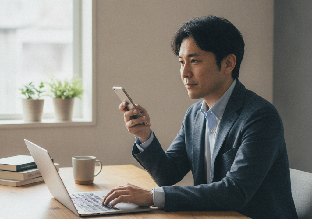 現代のキャリア形成：本業と副業を両立させる紳士の眼差し