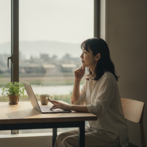 鴨川の風に誘われて、PCワークの未来を想う🖼️