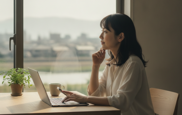 鴨川の風に誘われて、PCワークの未来を想う🖼️
